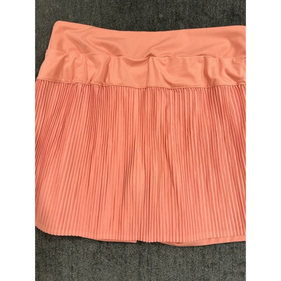 Nike Dri-Fit Women's Peach Pleated Tennis Skort Size Small EUC Golf Skirt - Picture 9 of 12
